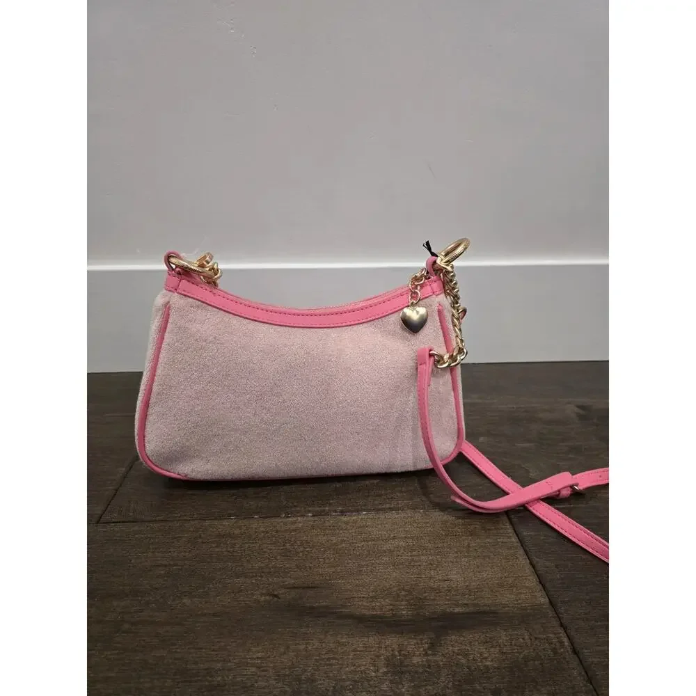 NWT‎ Juicy Couture Lovers Club Pink Diamond Lemonade Shoulder Bag New Cute Bag